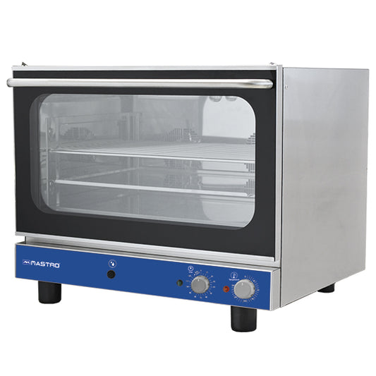 Horno convección eléctrico 4x GN 1/1-kit 600x400 mm con humidificador y 2 ventiladores